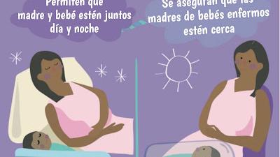 recém-nascidos com suas mães