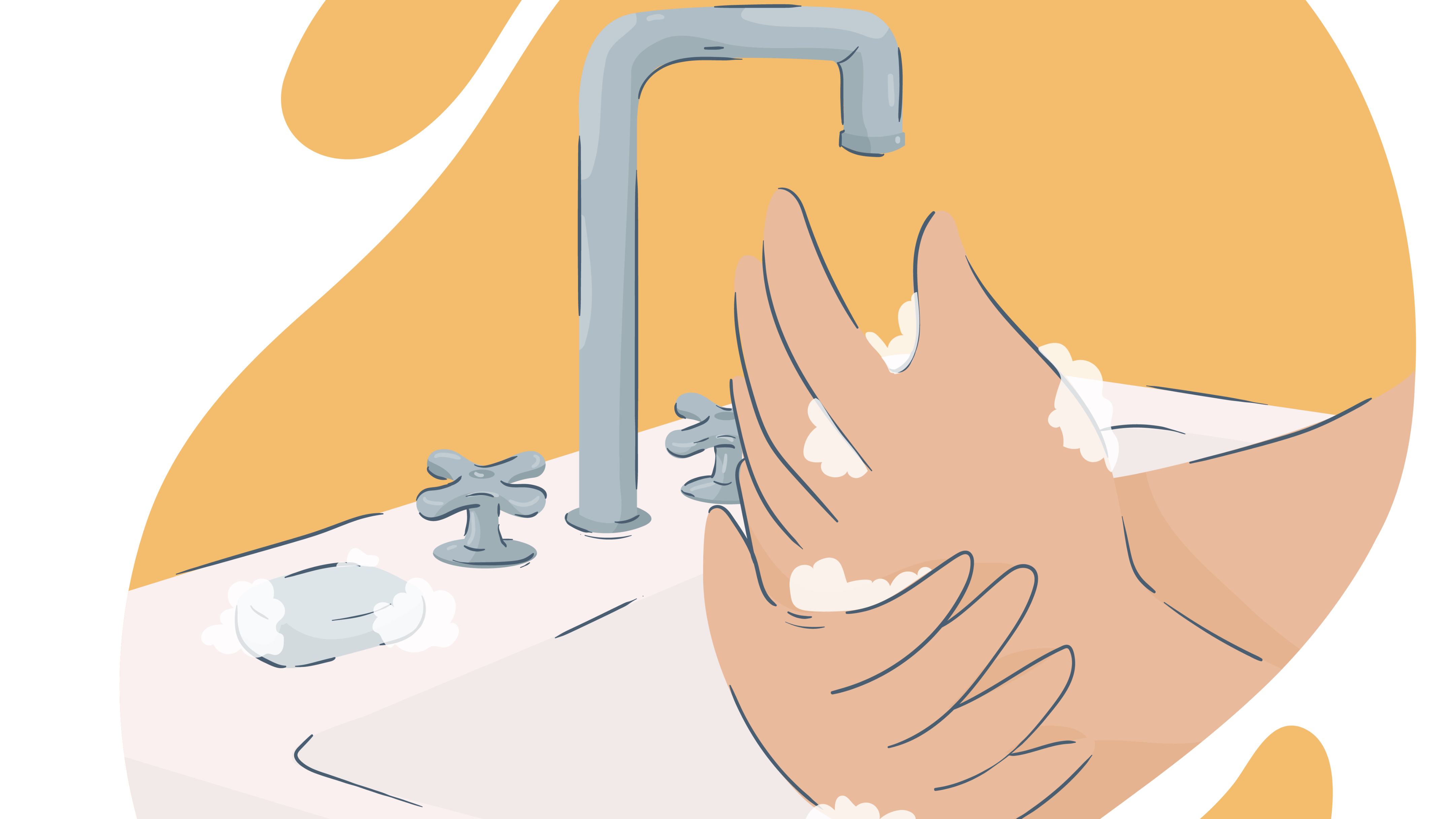 Momentos em que a lavagem