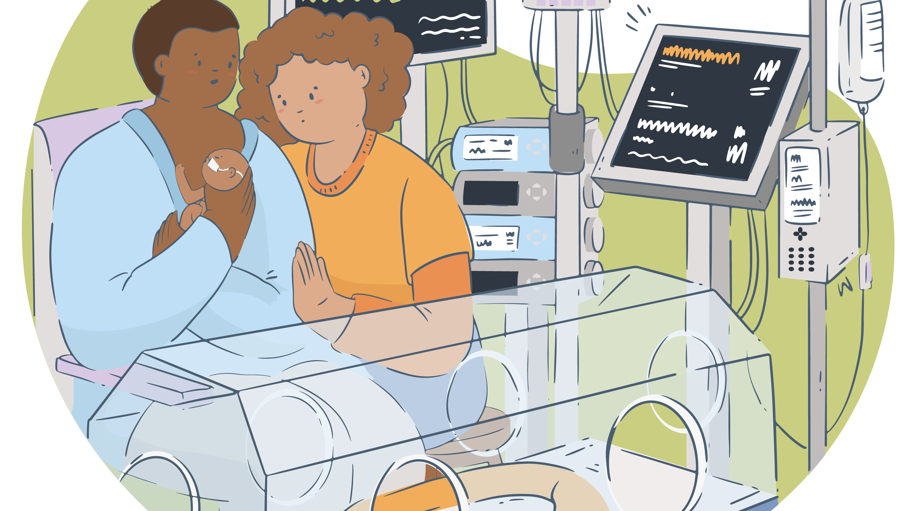 surrounded by technology