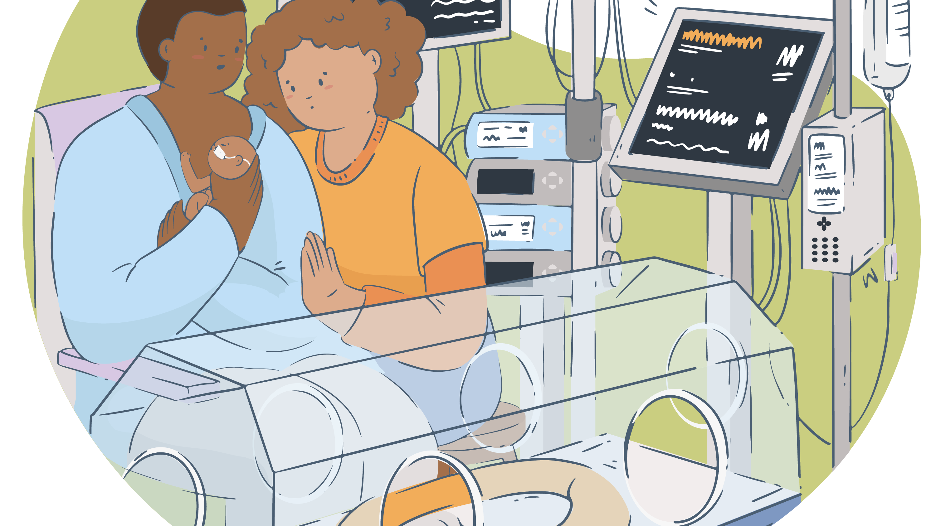 entouré de technologie